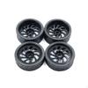 4 Pieces RC Car Wheel and Tire Assembly Multi-Spoke for Hobbyists