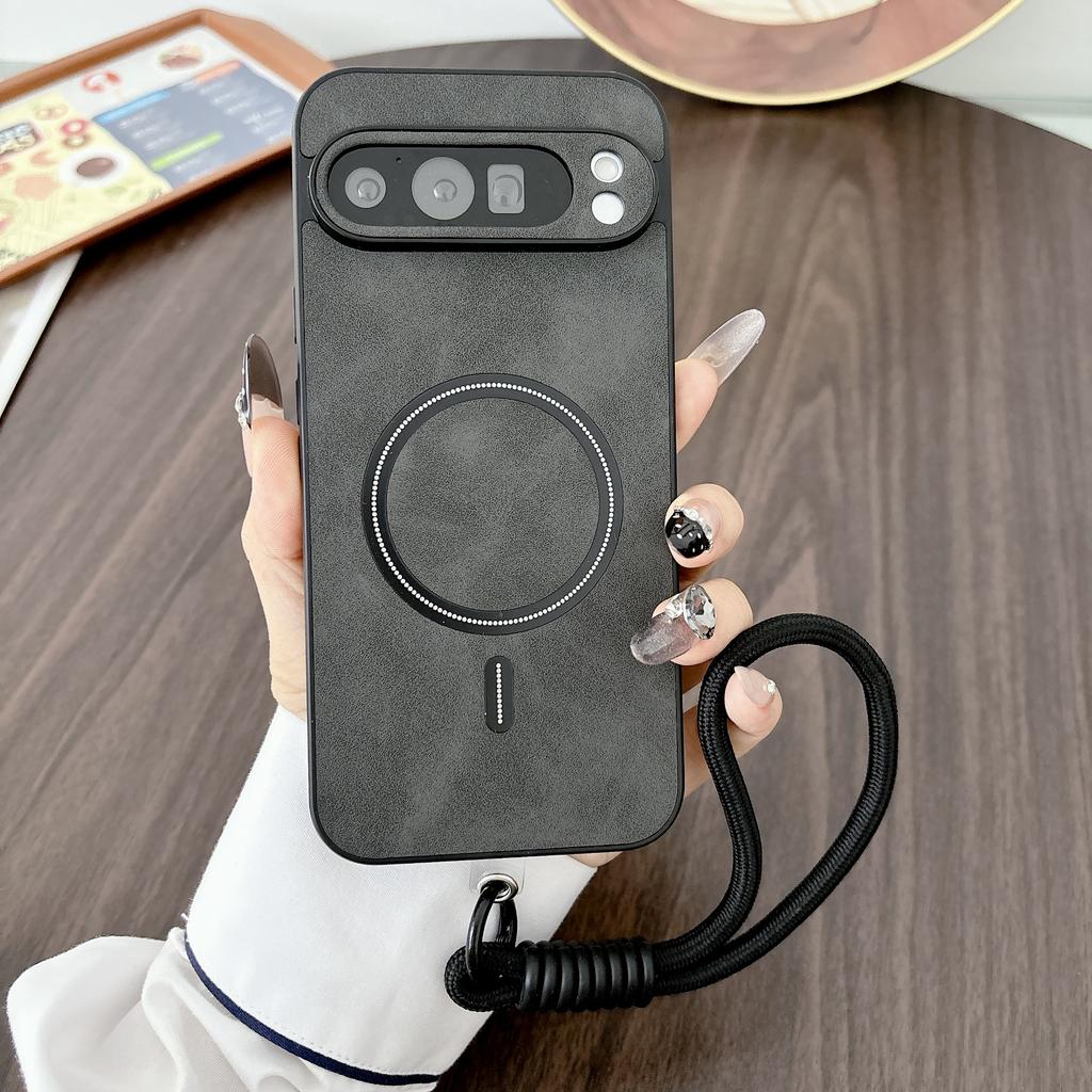 Luxury Sheepskin Smooth-touch Magnetic Charging Case For Google Pixel 10A 9 8 7 Pro XL 9A 8A 7A Anti-drop Bumper Protector Cover
