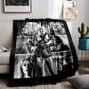 Monochrome Fashion Collage Blanket for all seasons blanket lunch break throw gift