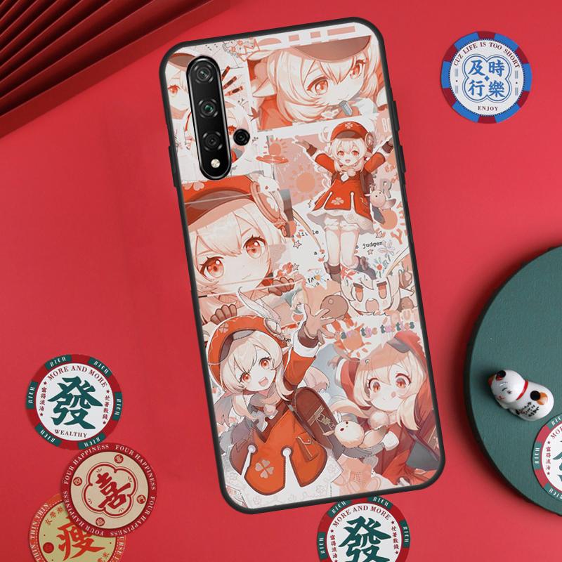 Genshin Impact Klee Game For Huawei Nova 5T 9 10 SE 7i 8i 11i 12i Y73 Y72 Y61 Y91 Y60 Y70 Y90 P20 P30 P40 Lite Case