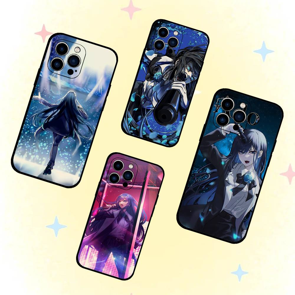 Ado Japanese Singer Black Phone Case That Fits For IPhone 17,16,15,11,13,14 Pro Max,Plus,X,Xr,Xs Max,13Mini