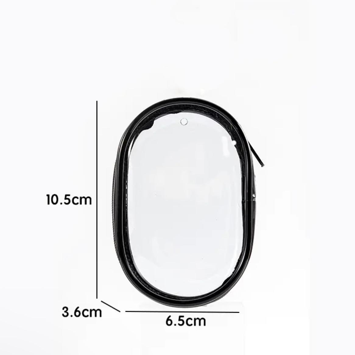 

Прозрачный органайзер для хранения и путешествий для дата-кабелей: Наушники, Внешний аккумулятор, Сумочка для помады