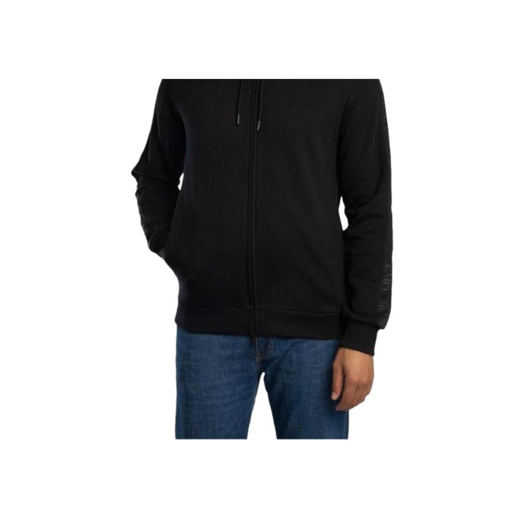 Emporio Armani Solid Color Hooded Zip-Up Long Sleeve Jacket Men Jackets EM000653-AF14976-UC001