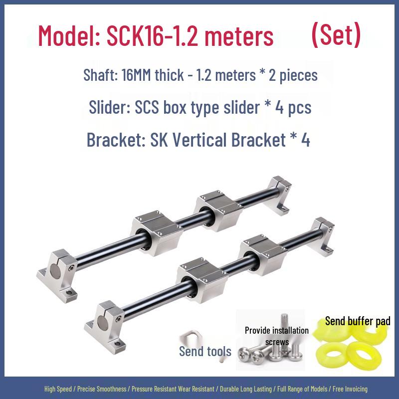 Linear Guide Sliding Table Saw Rail Set for Woodworking