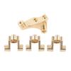 Brass Front and Rear Axle Rod Lower Shock Mount for 820564 RC Crawler Car Upgrade Parts RC Link