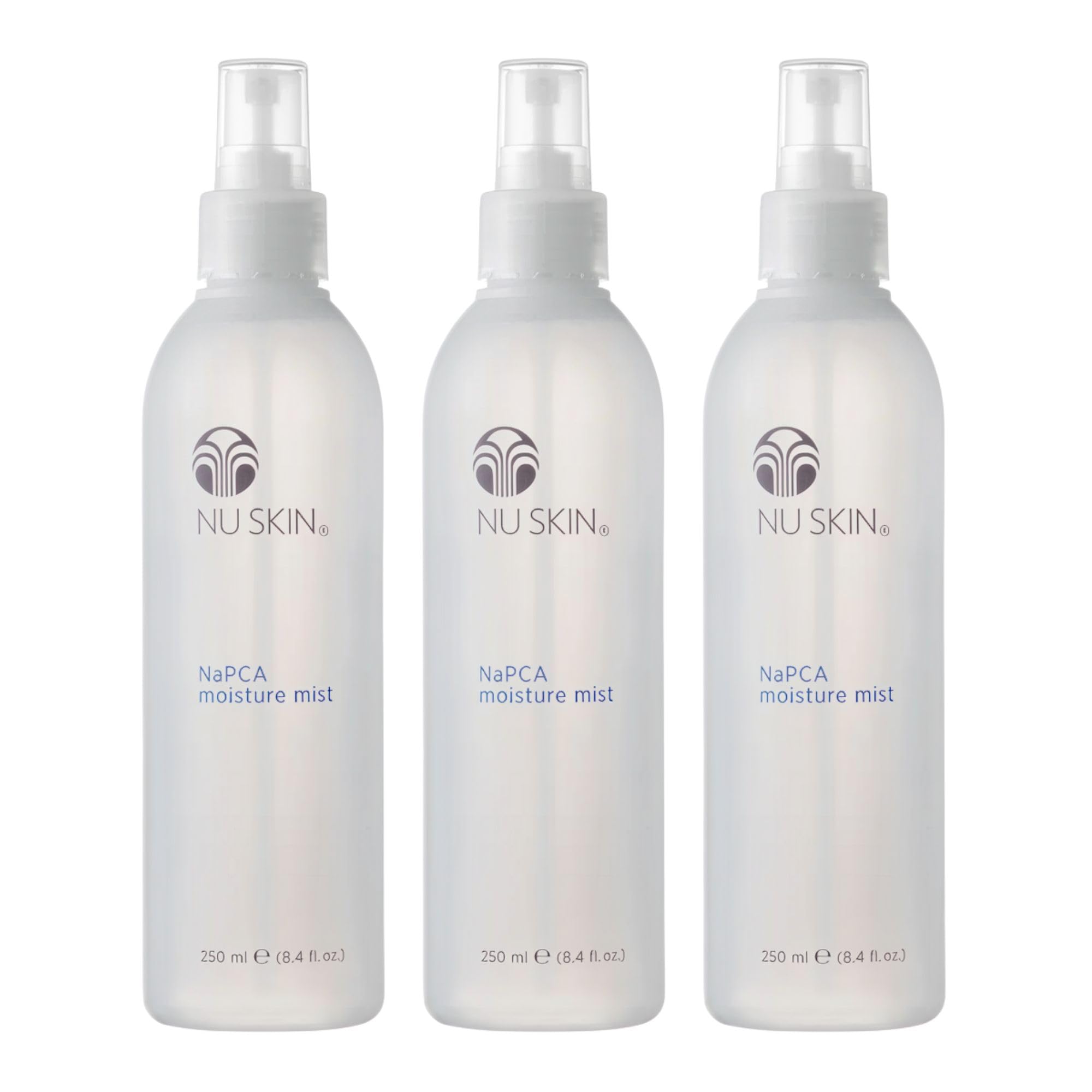 

Nu Skin Увлажняющий спрей 250 мл x 3 Лосьон Восстанавливает влагу в роговом слое Содержит натрий Натрий и сок алоэ вера Спрей-тип PCA,