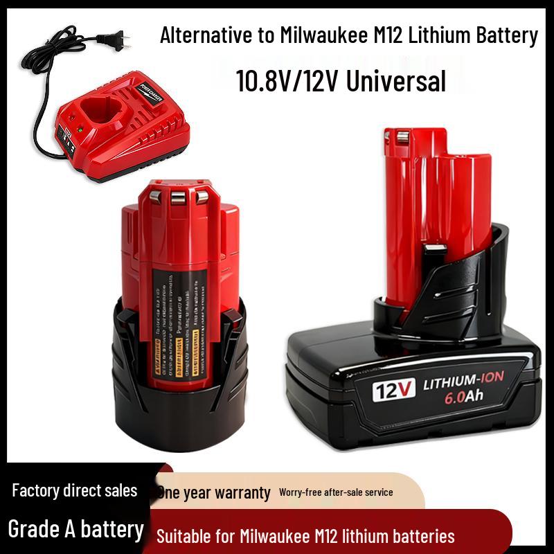 Milwaukee M12 Battery Charger for 12V M12B2/B4 Hand Drill