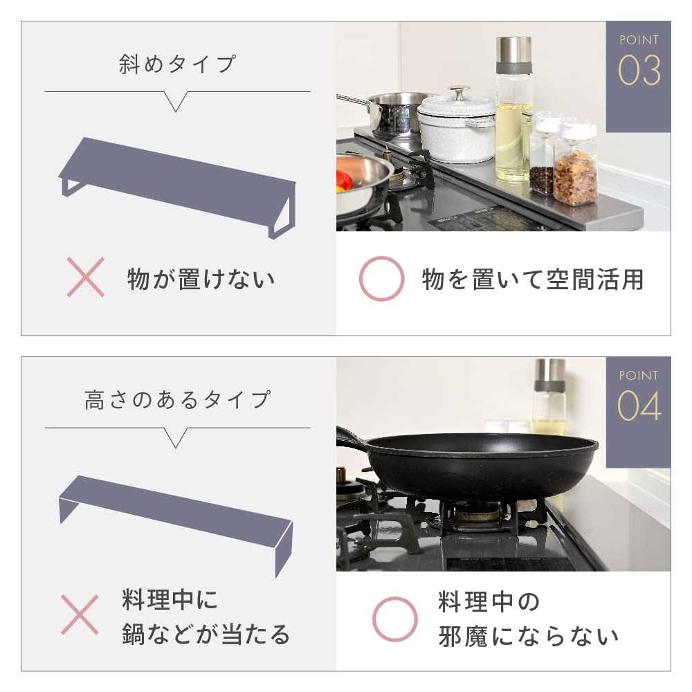 CICADA Smart Flat Stovetop Exhaust Vent Cover, Slim, for Tsubame-Sanjo (60cm, Silver (Stainless Steel))