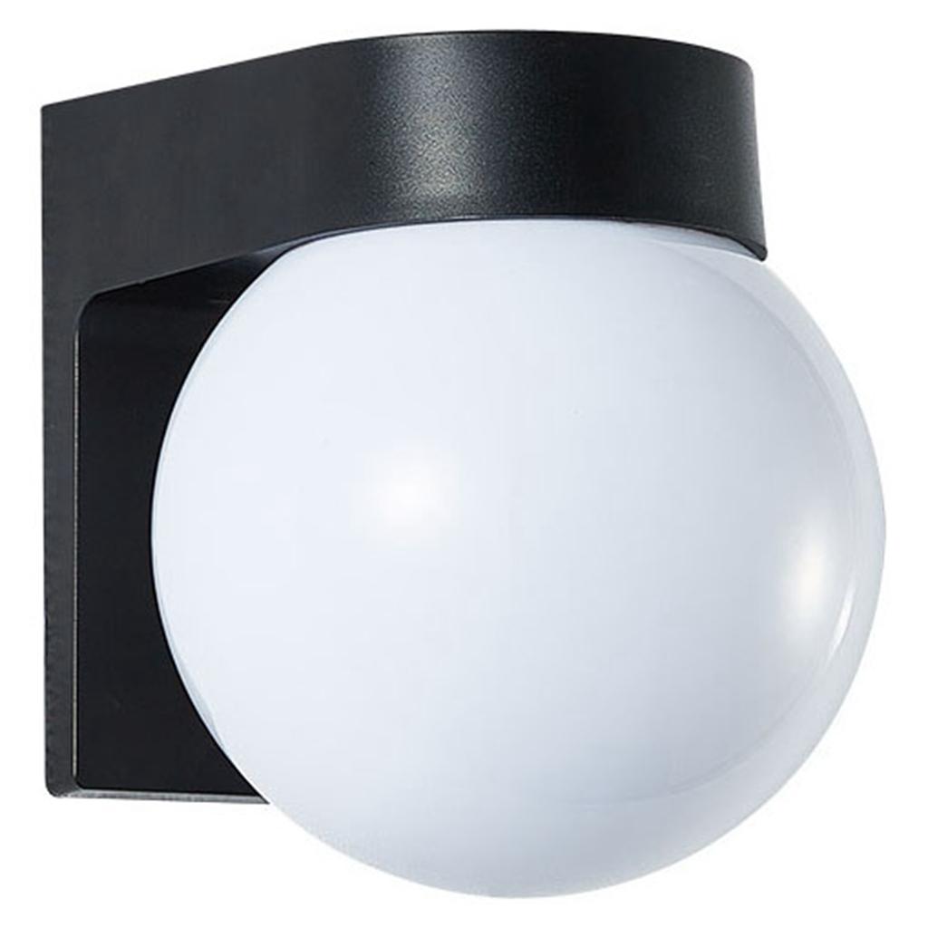 Acrylic Round Lamp Shade with PC Plastic Base Waterproof Exterior Wall Mounted Sconce Lighting