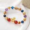 Crystal Bracelet, Natural Agate Bracelet. Fashion Women Daily Jewelry Lucky Gift