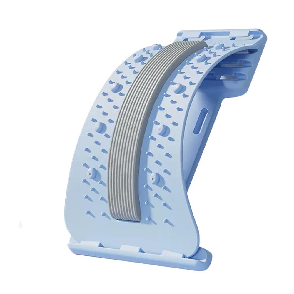 Multi-Level Adjustable Back Stretcher for Waist Neck Pain Relief Lumbar Cervical Spine Support Massager Lying