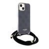 Guess Guhcp15Shc4Sek Iphone 15 / 14 / 13 6.1 Czarny/Black Hardcase Crossbody Cord 4G Print