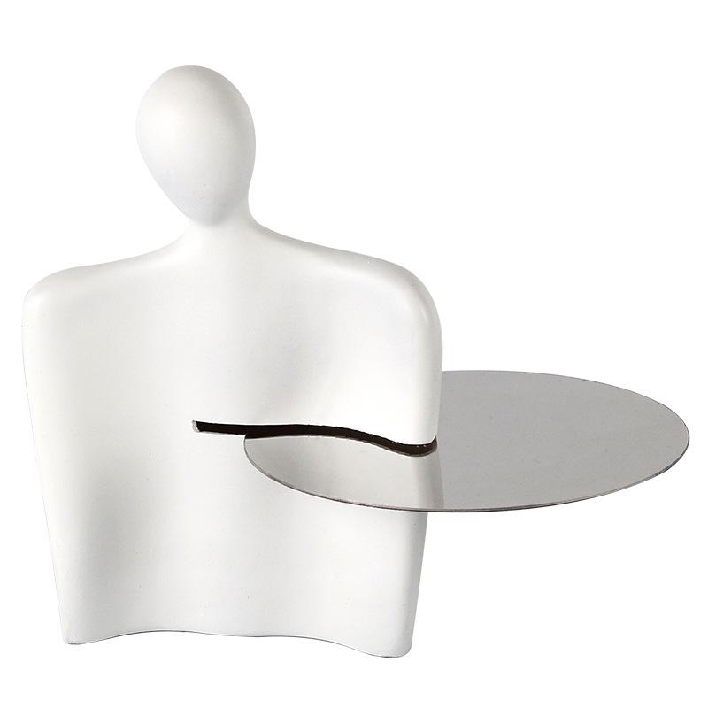 Nordic Abstract Sculpture Art Figure Tray – Creative Desktop Ornament for Home Decor