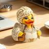 Unique Plastic Duck Collectibles Charming Novelty Ornament, Musical Theme with Guitar Ornaments for Music Lovers Decor, Decorative Collectible