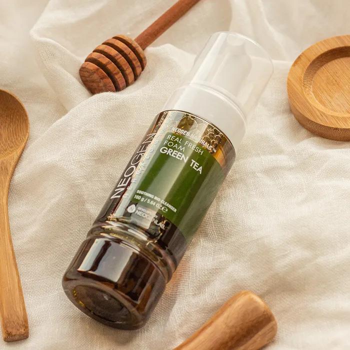 Real Fresh Foam_Grönt te 160g
