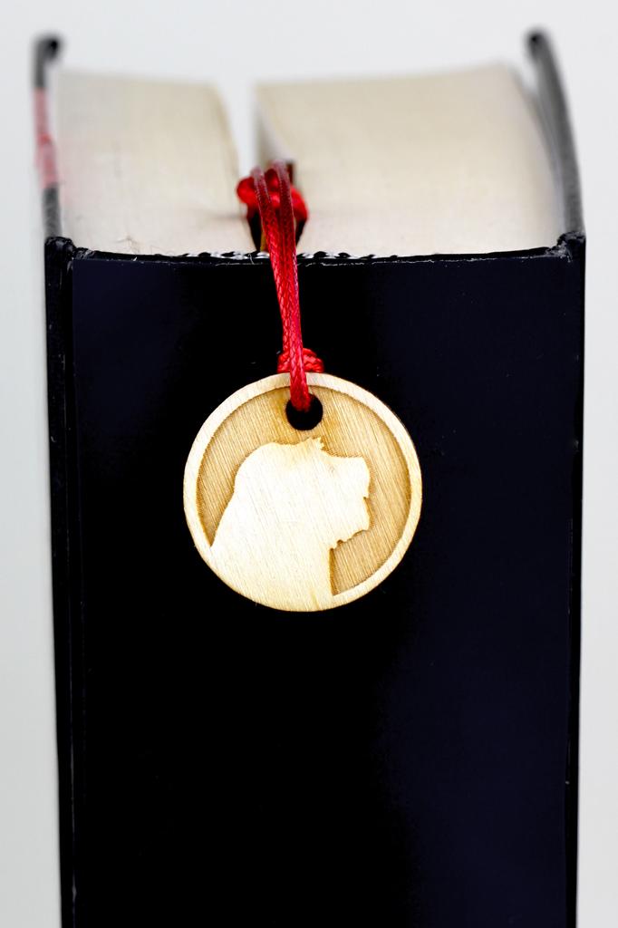 Otterhound - dog bookmark, personalized bookmark, gift for bookworm from Art-Dog brand