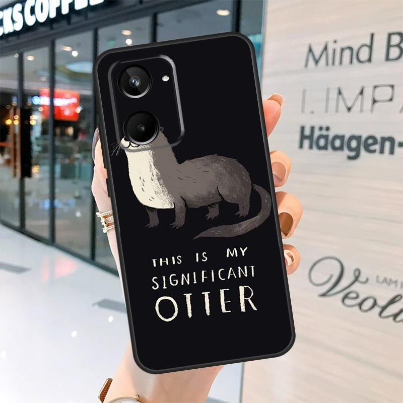 Animal Otter Case For Realme GT7 Pro GT6 11 12 13 14 15 Pro Plus C55 C53 C35 C33 C61 C65 C67 C53 C71 C75