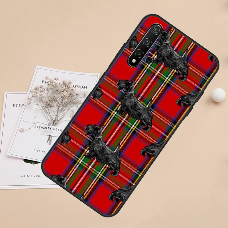 Cute Scottish Terrier Dog Case For Huawei P30 Pro P20 P40 Lite Nova 11 Pro 3i 8i 9 10 SE 5T Y60 Y61 Y70 Y90 Y91 Coque