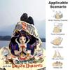 Custom 1pc Snow White Seven Dwarfs Blanket, Soft And Comfortable Blanket, Casual Warm, Camping Travel Blanket, Good Birthday Gift Q9084