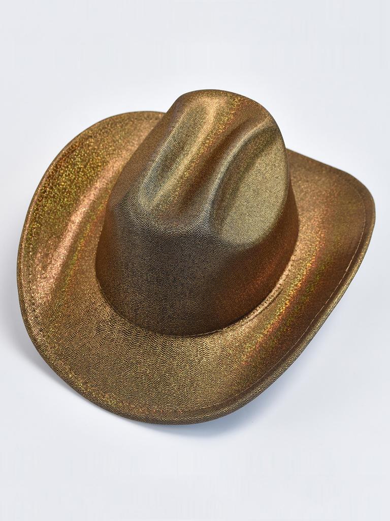 Damen Einfarbig Pailletten Fedora Hut Mode Festival Party Hochzeitskleid Hüte Cowgirl Jazz Kappe