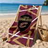 Cleveland Football Beach Towel, Microfiber Beach Towel, Perfect For Pool, Beach, Travel, Home Decor Beach Party Fan Gifts