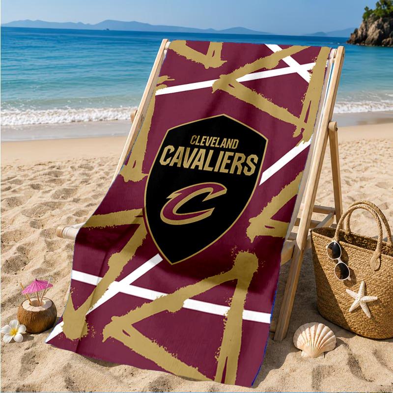 Cleveland Football Beach Towel, Microfiber Beach Towel, Perfect For Pool, Beach, Travel, Home Decor Beach Party Fan Gifts