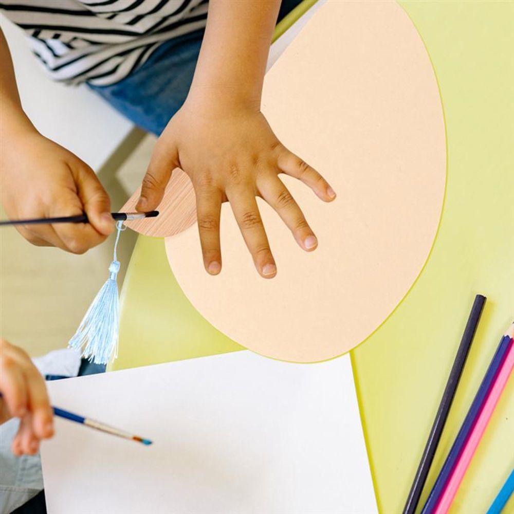 Decorative Fans Hand Painting Craftsmanship DIY Desk Ornaments Group Fan Home Decoration Hand Fan