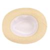 Unisex Solid Color Straw Jazz Hat - Outdoor Sun Protection for Men & Women