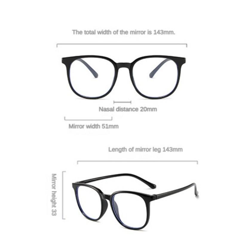 2PCS Korean Pochromic Transition Glasses Fashion High-End TR Ultra-Light Graded Eyeglasses For Men Women