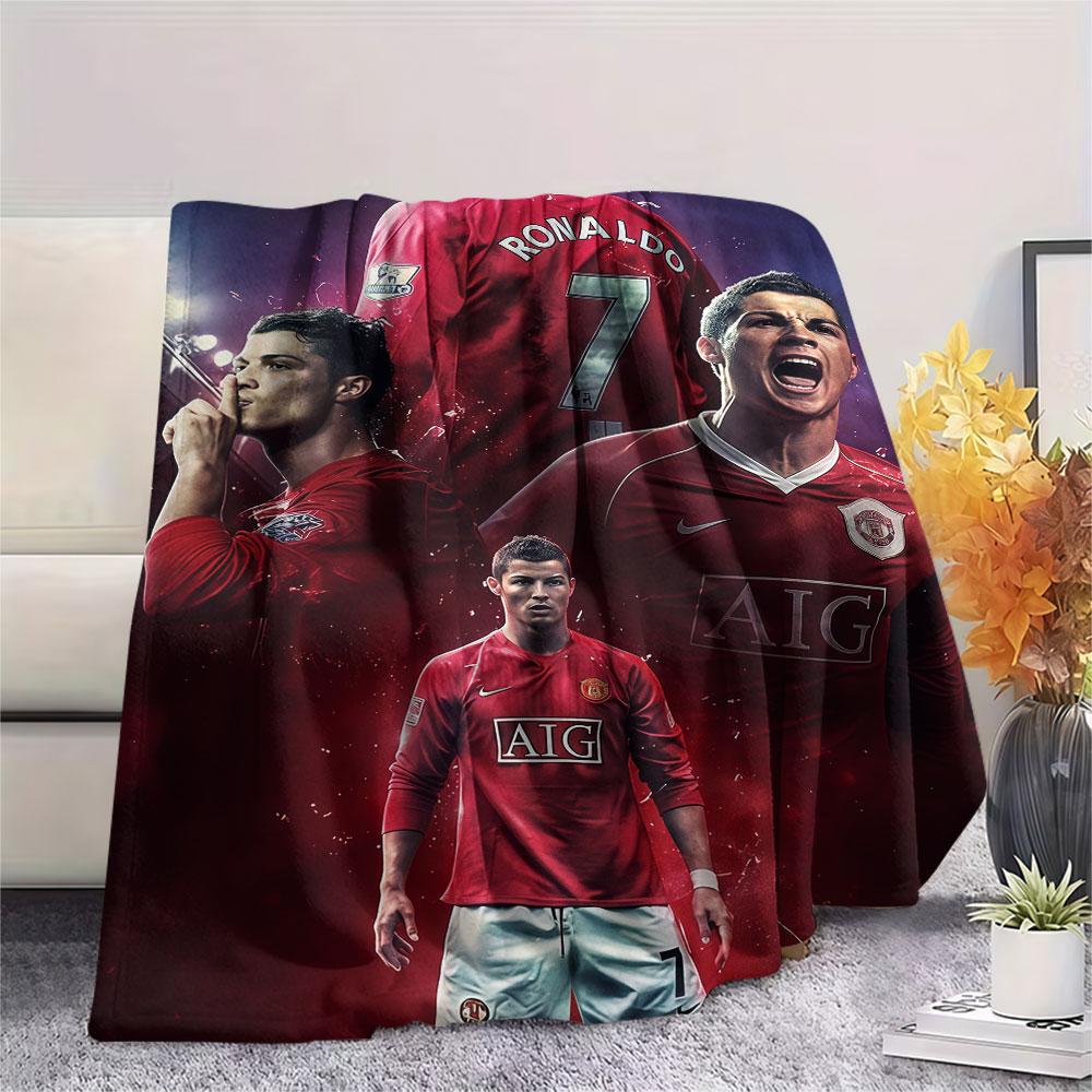 Red MUFC Glory Blanket, High Quality Comfortable for All Seasons, Home Decor, Warmth and Comfort