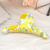 Clips de Păr Geometrie Galben Lămâie Drăguț Pentru Femei Gheară Mare de Păr cu Imprimeu Fructe Bentiță Elegantă Accesorii de Păr de Vară