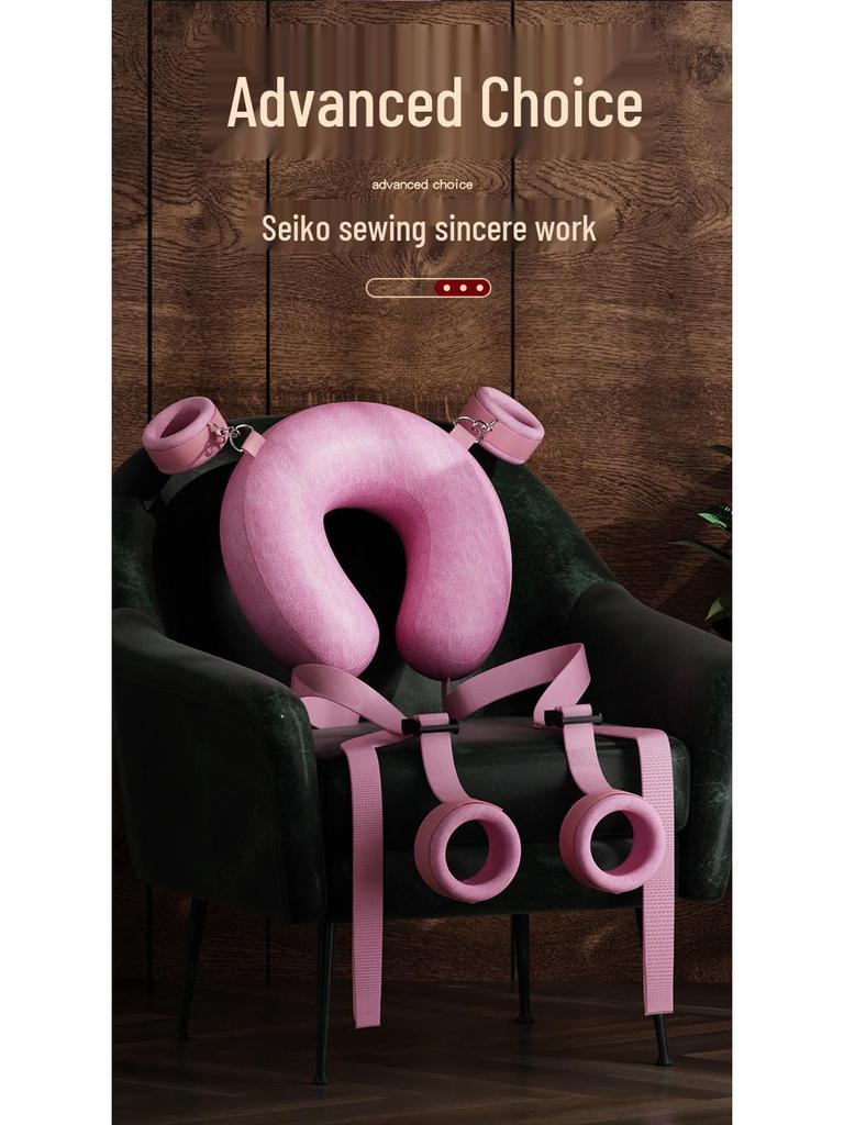 Jiuai Erotic SM Handcuffs & Leg Spreader - Interactive Adult Sex Aids