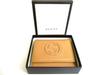 Authentic GUCCI Soho Interlocking G Beige Leather Trifold Wallet Purse #b102  Open Box
