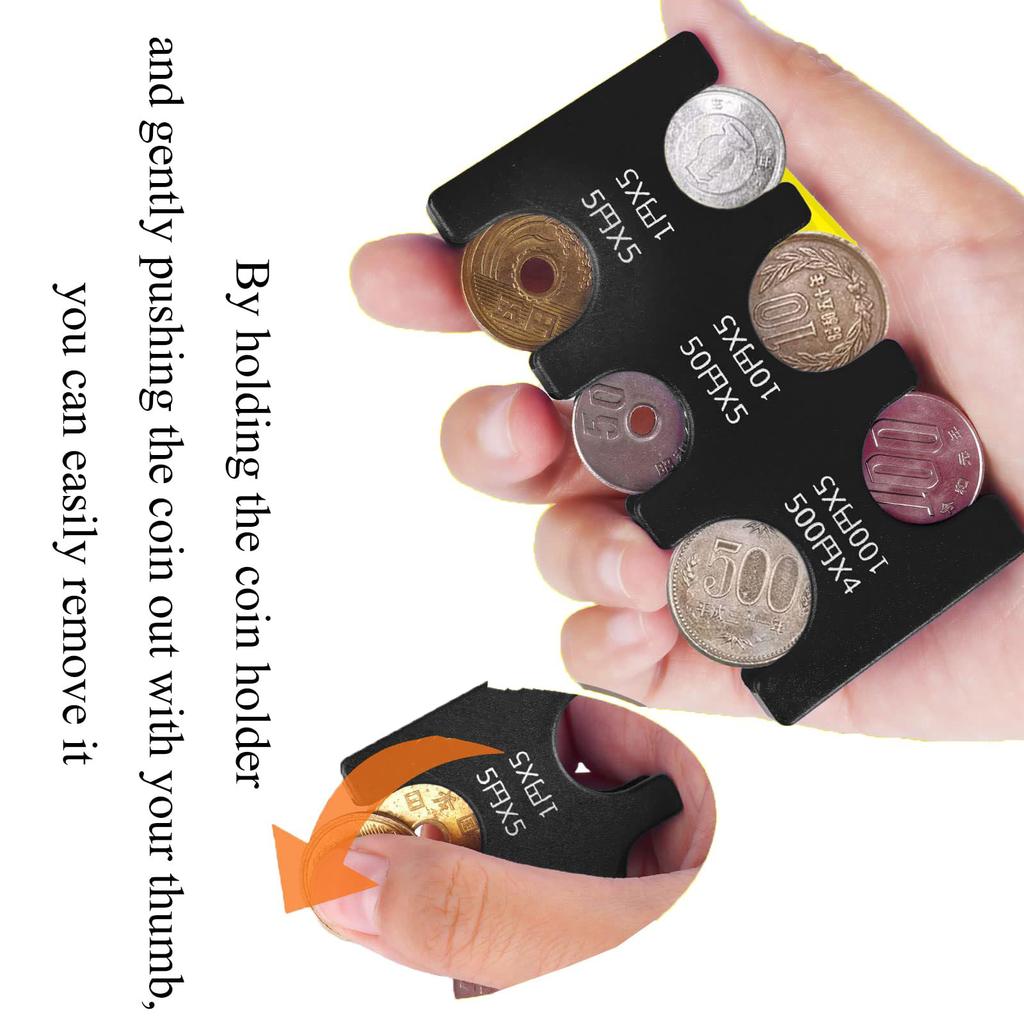 1-3Pcs Coin Dispenser Mini Portable Coin Organizer Multifunctional Coin Classification Clip Holder Purses Plastic Coin Card Case