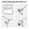2025 for Airpods Pro 3 Case Clear Glitter Sparkle Bling Case for Airpods Pro 3 Case Cover with Cleaning Kit for Airpods Pro 3