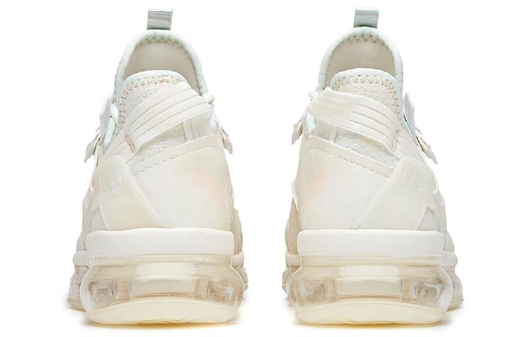 Women's Sneakers Anta Running Collection Full Length Air Cushion Low top Running Shoes Women's Ivory White