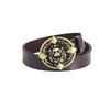 Men's Belt Lion Head Personality Fashion Casual Trend Belt Pure Cowhide Belt