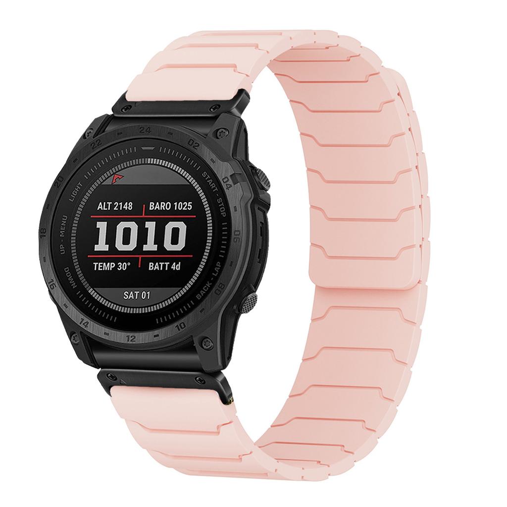22/26mm Two tone magnetic strap for Garmin Fenix 8 7 7X PRO 6X 3 3hr 6x PRO silicone band for garmin watch smartwatch bracelet