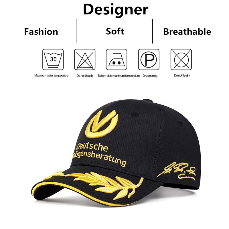Unisex kuldse tähe tikandiga pesapallimütsid kevad-sügisväli reguleeritavad vabaajamütsid mitmekülgsed snapback päikesekaitsemütsid