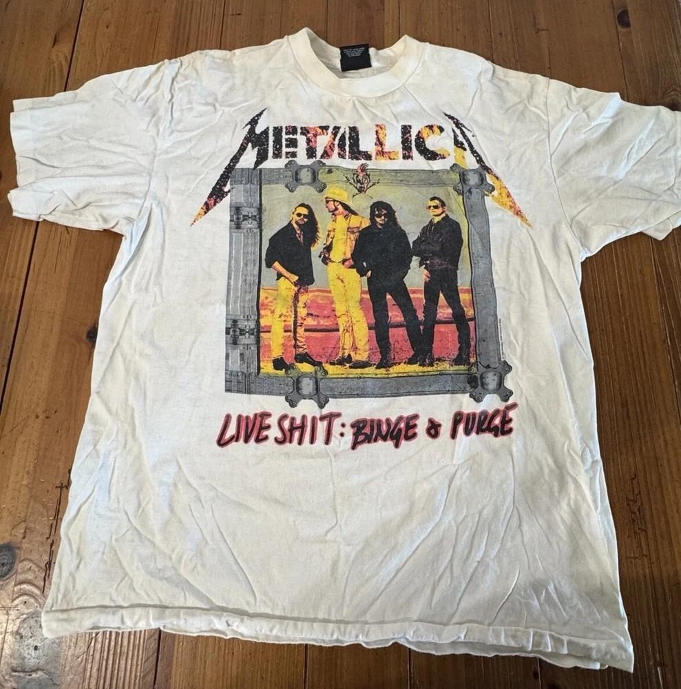 

Vintage Metallica 1994 Summer Sh*t Tour Binge & Purge S-4XL Unisex T-Shirt M