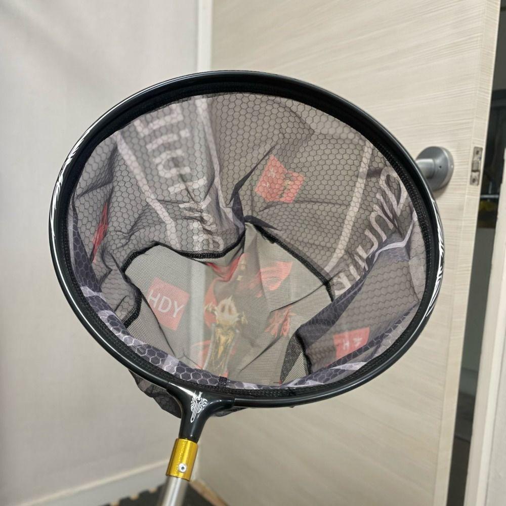 Net Deepen Titanium Zinc Zinc Alloy Ultralight Carbon Fishing Net Landing Net Fishing Hand Net Fishing Scoop
