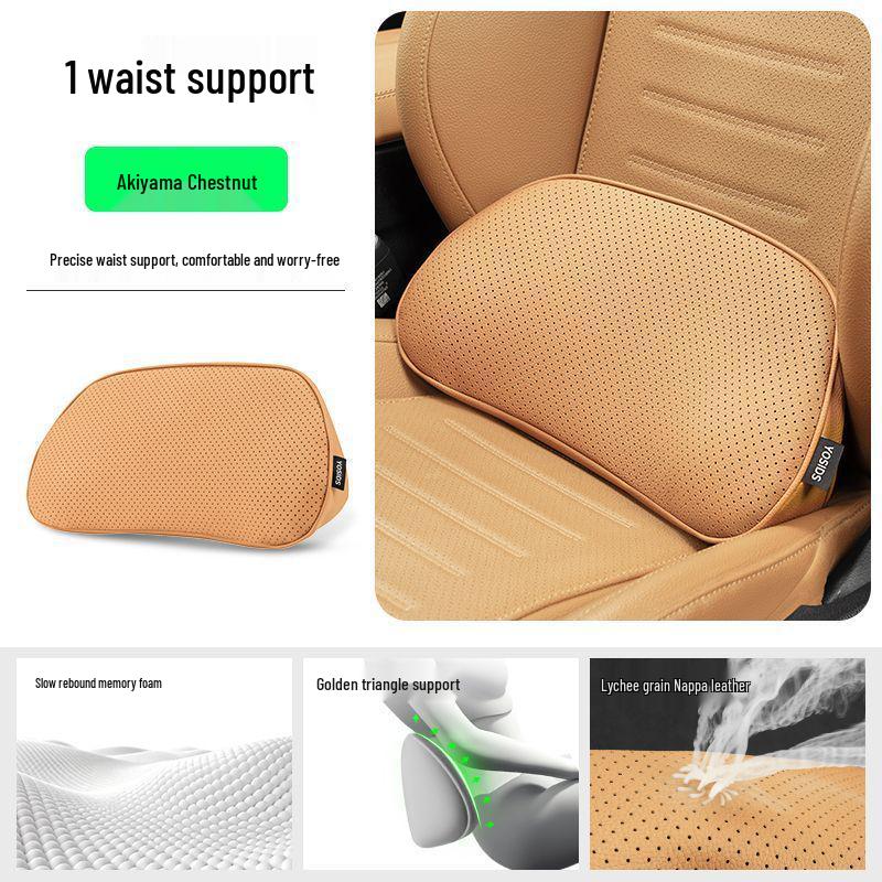 Car Lumbar Support Cushion - Backrest Pad for Driver s Seat Standard