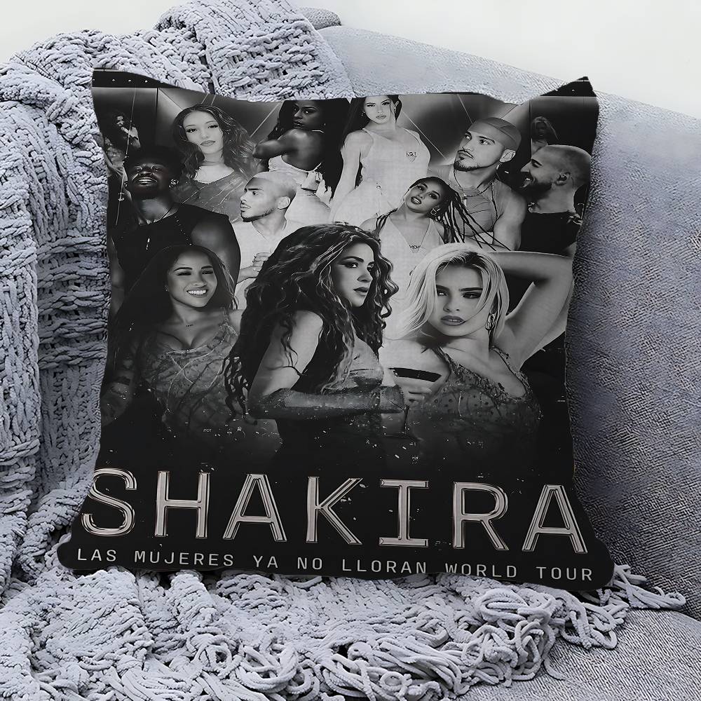 Singer S-shakira Pillow Gifts Home Office Furnishings Bedroom Sofa Car Cushion Cover Case 45x45cm
