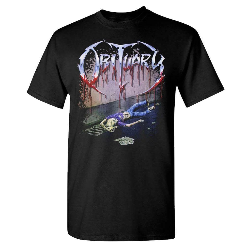 Obituary Slowly We Rot Adult Tshirt S