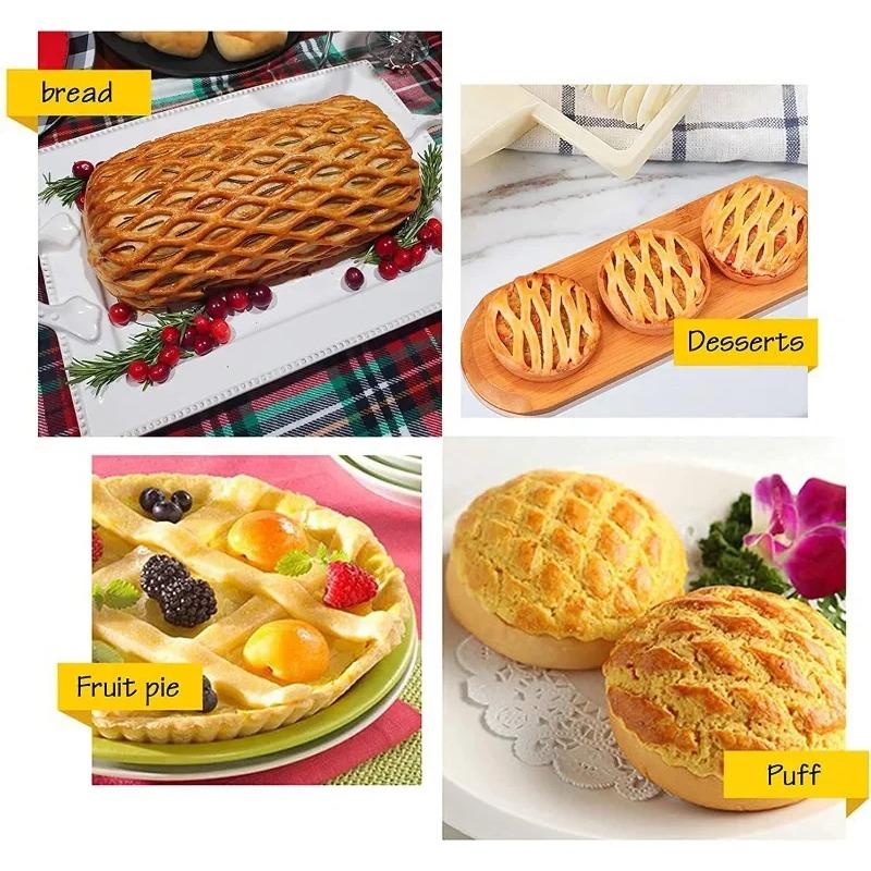 Cookie Pie Pizza Brot Gebäck Kruste Roller Cutter Backwerkzeuge Backformen Pizza Gebäckschneider Kuchen Bastelmaschine Backzubehör