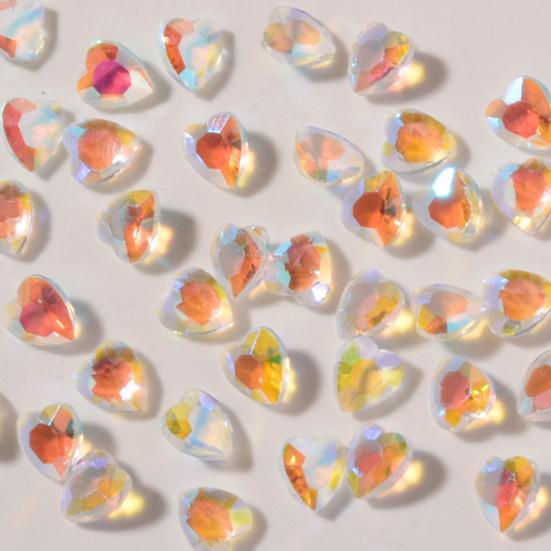 Ornamenti per Unghie Grandi Decorazioni Multiuso per Nail Art con Cristalli Finti Effetto 3D Decorazioni per Unghie a Cuore Ciondoli per Unghie Ornamenti per Unghie per Ragazza