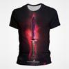 Shooting Game CS GO Pattern 3D Printed T-shirt Men's Summer Short Sleeved Round Neck Top Trendy Harajuku Fashion Streetwear