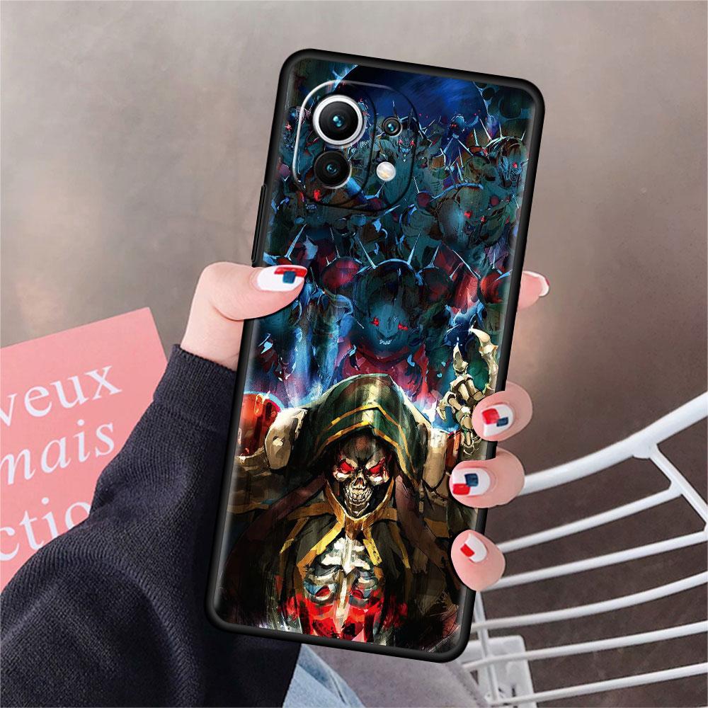 Overlord Schädel Anime Weiche Silikon Fall Für Xiaomi Mi 11 Lite 5G NE 11T Pro 12S Ultra 12 Hinweis 10 10T 9T Telefon Abdeckung Stoßstange Funda