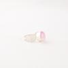 Pink Cat's Eye Gemstone 925 Sterling Silver Jewelry Handmade Ring Gift For Her RR-1-41