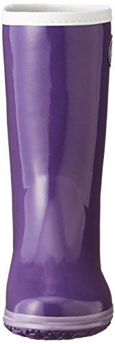 Fukuyama Rubber Women's Evian 2 Purple Boots, Size 25.0cm, Ideal for Farm Work